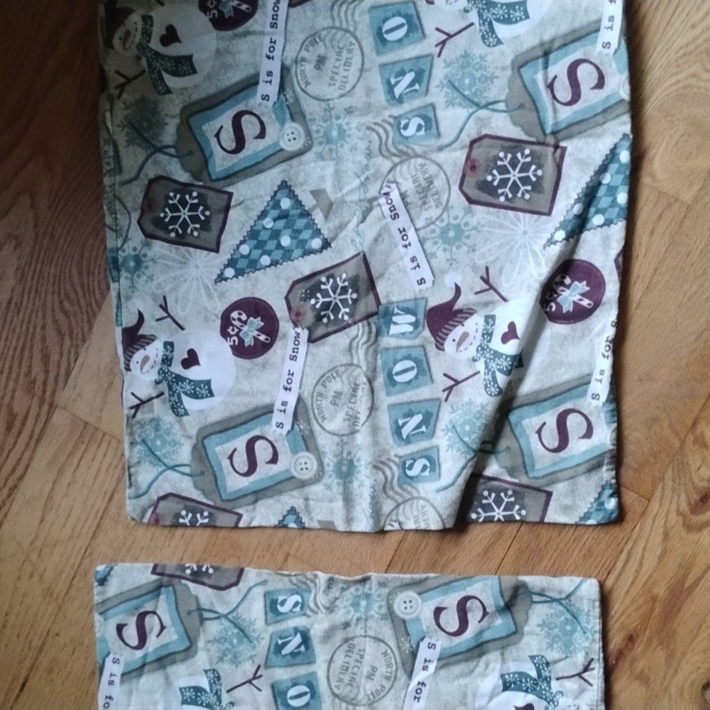 ❄️❄️S is For SNOW Sunbeam FLANNEL PILLOW CASE VNPLC ❄️